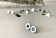 Load image into Gallery viewer, Silver Stud Earrings - Elements