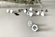 Load image into Gallery viewer, Silver Stud Earrings - Elements