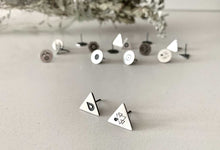 Load image into Gallery viewer, Silver Stud Earrings - Elements
