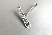 Charger l'image dans la galerie, Boucles d'oreilles longues à tige en argent - Connexion micro-macro
