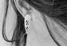 Charger l'image dans la galerie, Boucles d'oreilles longues en argent - Emma