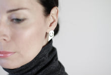 Load image into Gallery viewer, Silver Stud Earrings - Lifetime Arch - Ena