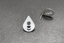 Charger l'image dans la galerie, Boucles d'oreilles Puces Argent - Phases de Lune