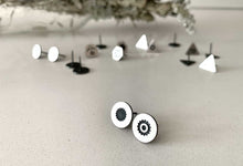 Load image into Gallery viewer, Silver Stud Earrings - Elements

