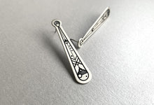 Load image into Gallery viewer, Silver Long Stud Earrings - Micro-Macro Connection
