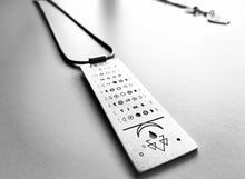 Load image into Gallery viewer, Silver Necklace - Her Calendar
