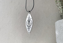 Load image into Gallery viewer, Silver Necklace - Cosmic Eye O
