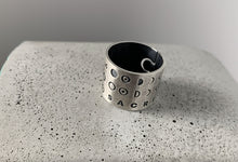 Load image into Gallery viewer, Silver Engraved Ring - Her Calendar
