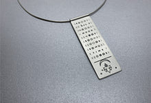 Load image into Gallery viewer, Silver Necklace - Her Calendar
