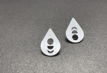 Load image into Gallery viewer, Silver Stud Earrings - Moon Phases
