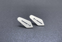 Load image into Gallery viewer, Silver Stud Earrings - Single Cell - Zoie

